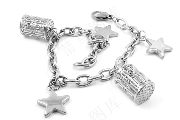 不锈钢，背景，白色，手链，钢，金