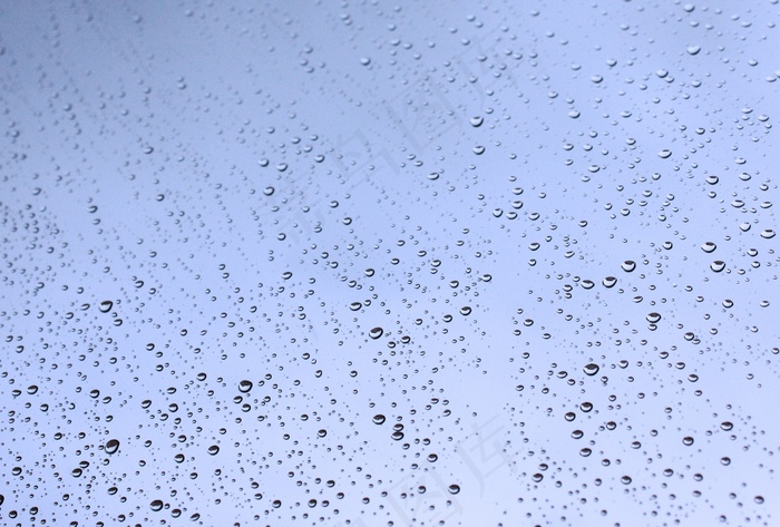 滴，玻璃，雨，冬季，天气，湿，下雨天