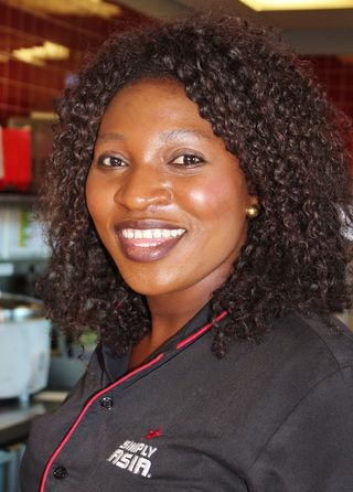 女人，年轻，漂亮，操作，友好，餐厅