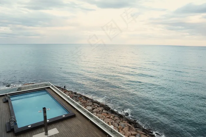 海洋,湖泊,桥梁,平板手机,天空,海洋酒店游泳池