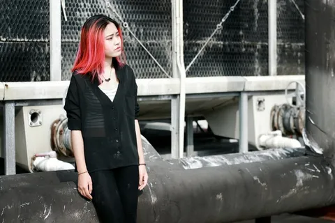 美丽,校园,图,女人,模型,红头发,悲伤 美丽,校园,图,女人,模型,红头发,悲伤