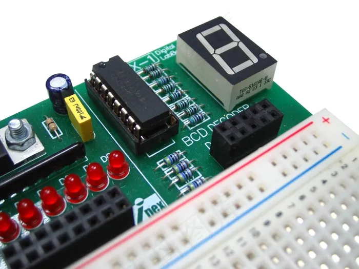 七段式，电子产品，面包板，LED，显示器