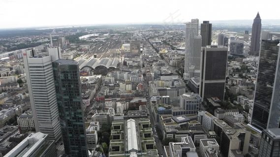 法兰克福,德国,建筑,天际线,城市 法兰克福,德国,建筑,天际线,城市