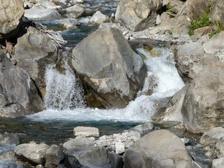 河流，水，自然，水道，秋天，当前