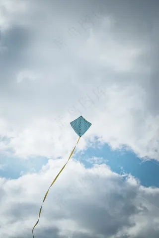 龙，上升，龙上升，飞，天空，蓝色，玩具