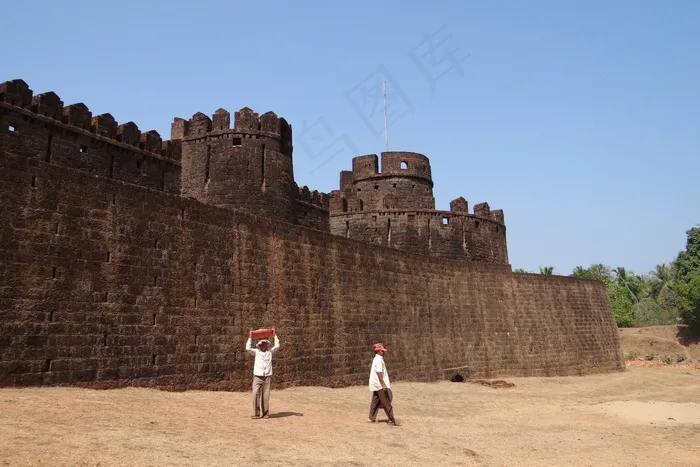 Mirjan Fort，北方邦卡纳达语，印度，具有里程碑意义，文化