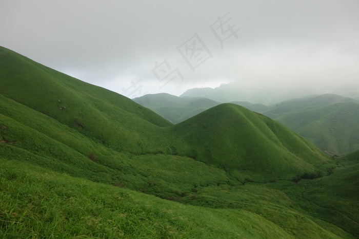武功山，山，云
