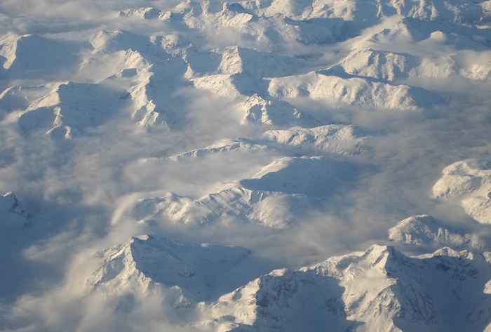 山，白雪皑皑，加拿大，高峰，雪，范围