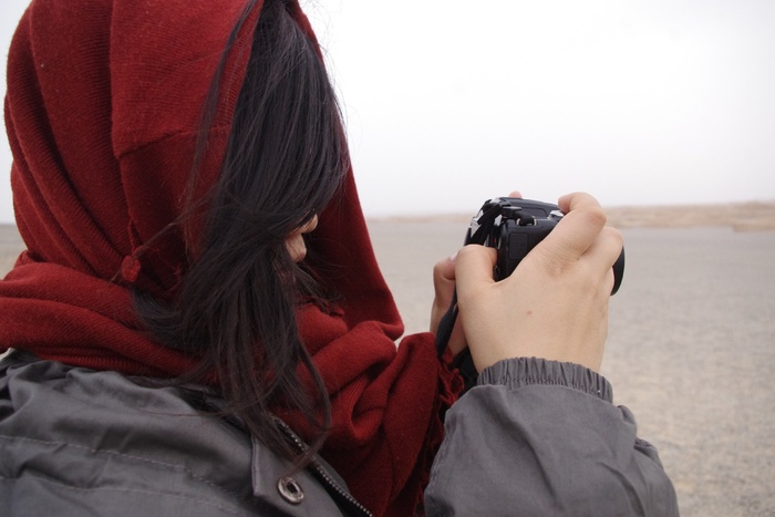 旅游，散步，敦煌，沙漠，中国，射击