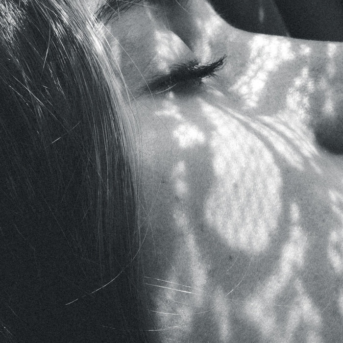 钢笔画,头发,X光照片,美女,眼睛,闭着眼睛的女人黑白肖像