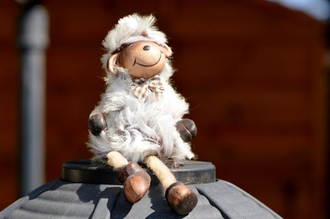 羊，可爱，滑稽，毛绒玩具，毛皮，动物世界