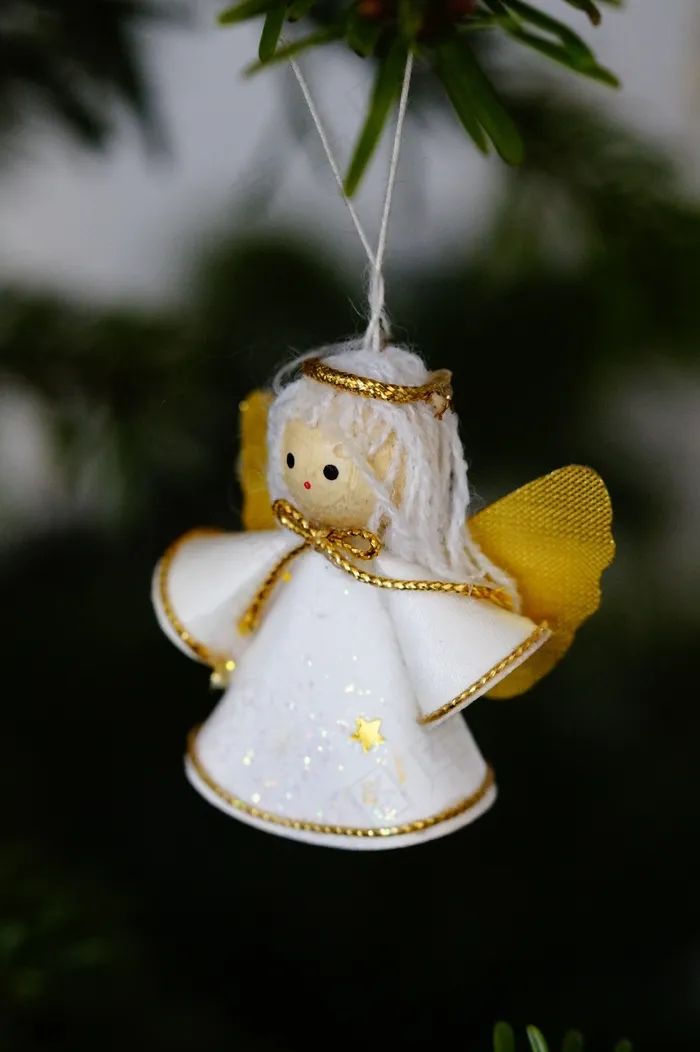 天使，圣诞节，Weihnachtsbaumschmuck
