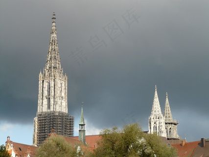 乌尔姆大教堂，建筑，明斯特，乌尔姆，教堂，Dom