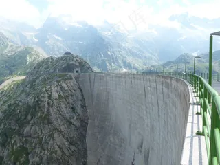 大坝，能源发电，水库，山脉，巨大