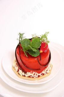 蛋糕，玫瑰，甜点，食品，甜，草莓，巧克力