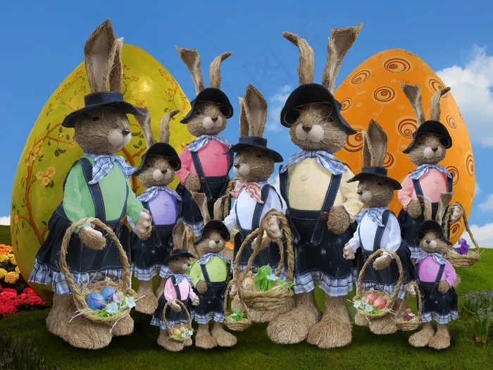 复活节，复活节兔子，复活节彩蛋，兔子