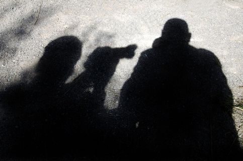 摄影师，相机，剪影，光，人，男子