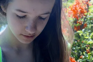 女孩，脸，肖像，淑女，藻类，嫩，柔和的光线