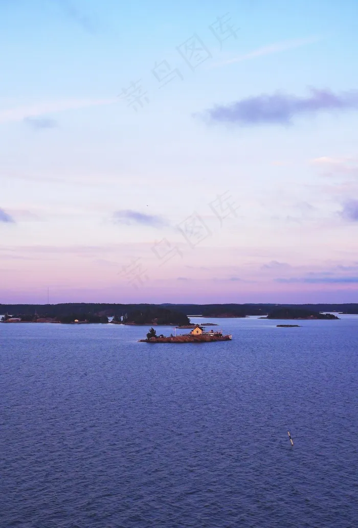 海，风景，水，自然，Abendstimmung，日落