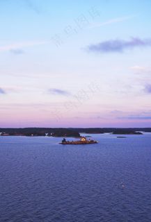 海，风景，水，自然，Abendstimmung，日落