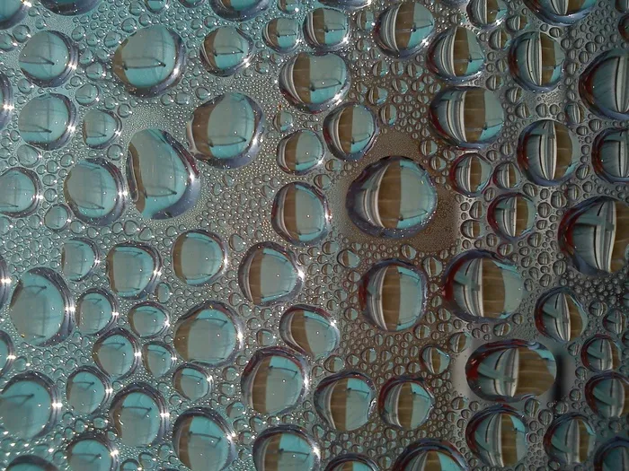水滴，凝结，分形，模式，水