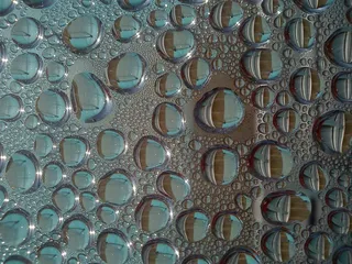 水滴，凝结，分形，模式，水