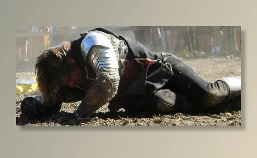 骑士，殴打，中世纪，战斗，古代，金属