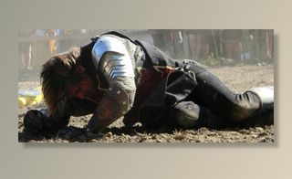 骑士，殴打，中世纪，战斗，古代，金属