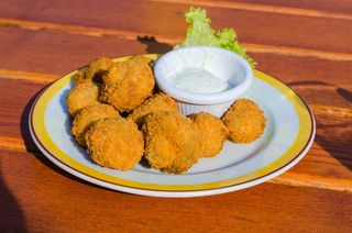 开胃菜，奶酪，吃，盘子，白色，餐具，食品