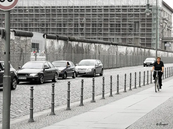 柏林,街道,自行车,柏林墙,德国,城市 柏林,街道,自行车,柏林墙,德国,城市