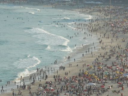 巴西，里约热内卢，科帕卡巴纳，海滩，游客