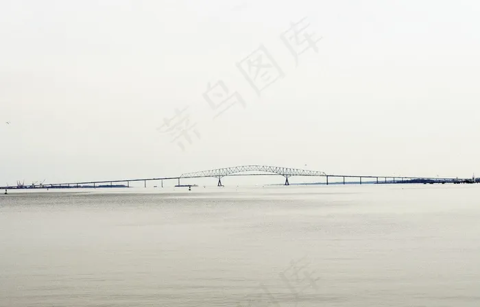 桥，马里兰州，巴尔的摩，弗朗西斯·斯科特·基纪念堂