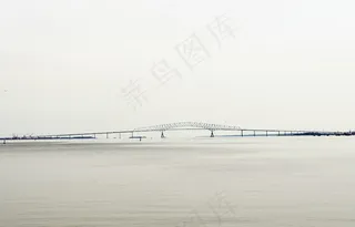 桥，马里兰州，巴尔的摩，弗朗西斯·斯科特·基纪念堂