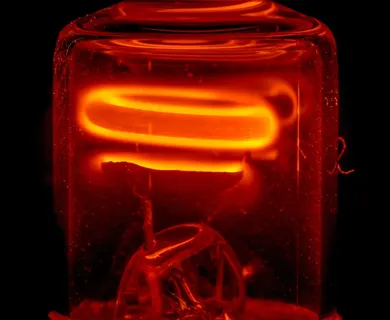 辉光灯，光，灯泡，辉光，灯丝，灼热丝