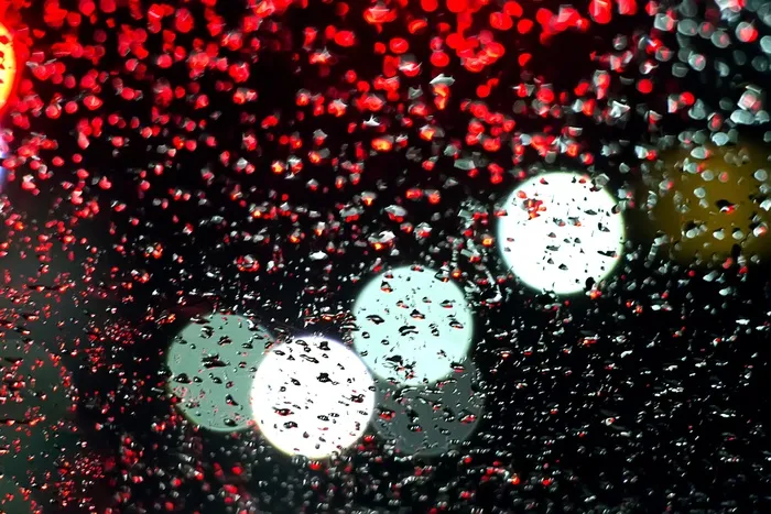 光，无，雨水，反射，流量，水，暗
