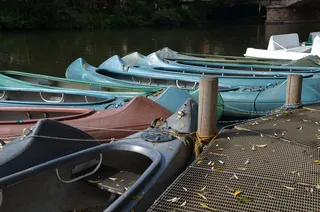 船，码头，河，秋意，假期，水