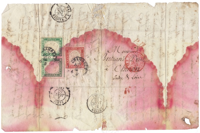 邮票，信件，稀有，正面