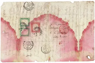 邮票，信件，稀有，正面