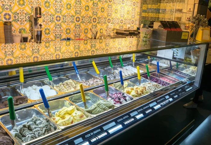 意大利冰淇淋，冰，奶油，食品，甜点，甜