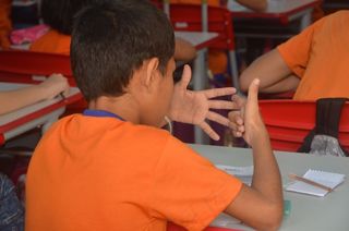 儿童，学习，证明，测试，计数，手指