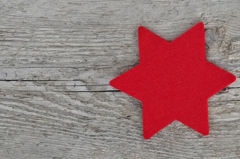 明星，木，背景，圣诞节，一品红，红色