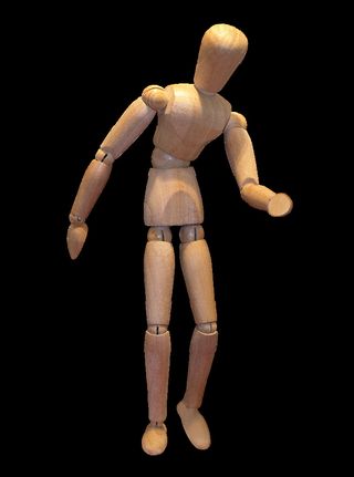 模型，娃娃，树，身体，设置，木制娃娃