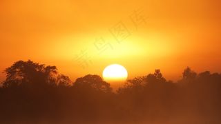 沼泽，黎明，天，溶胶，阳光，云，马托·格罗索