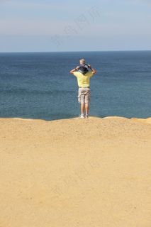 父亲，好视野，儿童，爸爸，远见，海