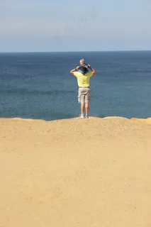 父亲，好视野，儿童，爸爸，远见，海