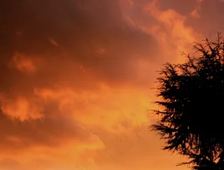 天空，橙色，温暖的黄色，温暖的金色，阴影，阴天