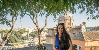 罗马，人，人，女人，自然，景观，意大利