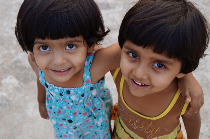 孩子，年轻，脸，小小，男孩，儿童，微笑，周到