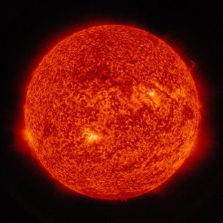 太阳耀斑，太阳，爆发，能源，火球，橙色