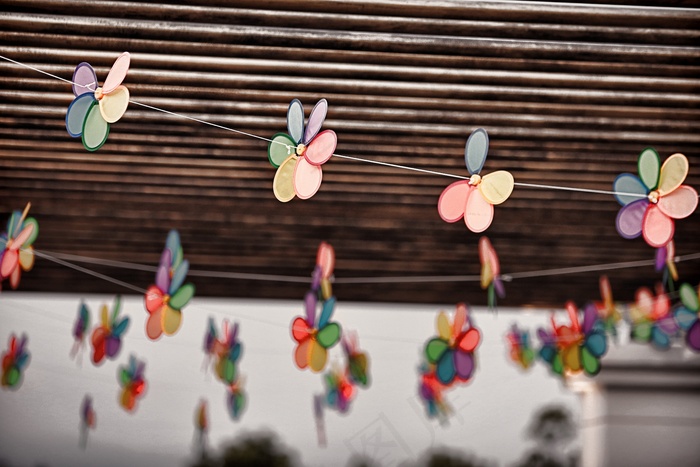 装饰，彩带，派对，颜色，横幅